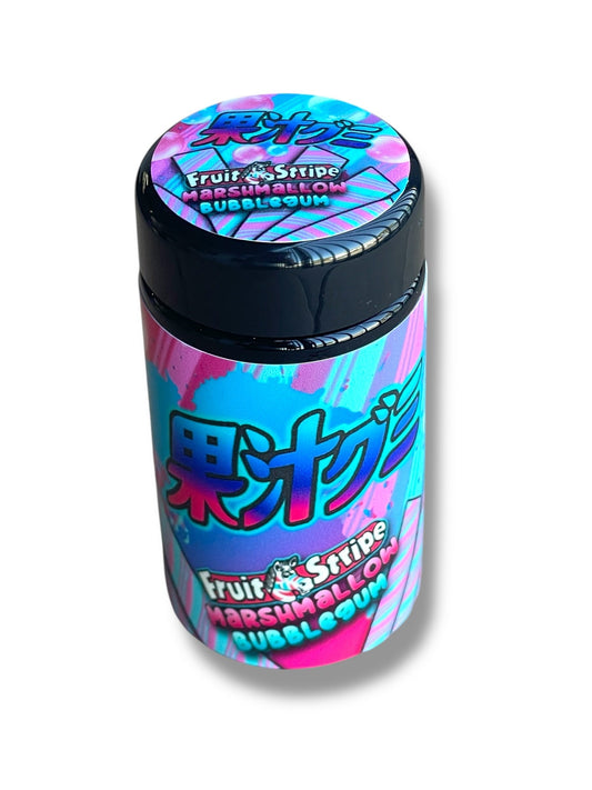 100 ML Black UV Miron glass jars 3.5g-7g Fruit Stripe Marshmallow Bubble Gum
