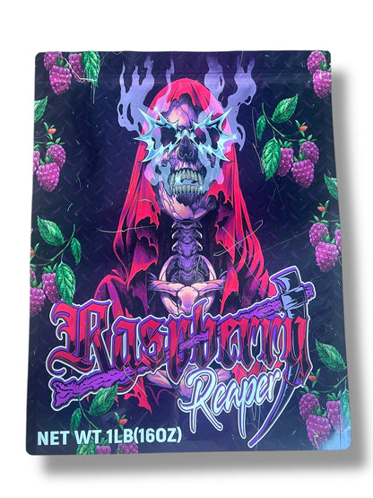 Raspberry Reaper Mylar Bag (Large) 1 LBS - 16OZ (454g)