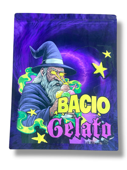 Bacio Gelato Mylar Bag (Large) 1 LBS - 16OZ (454g)