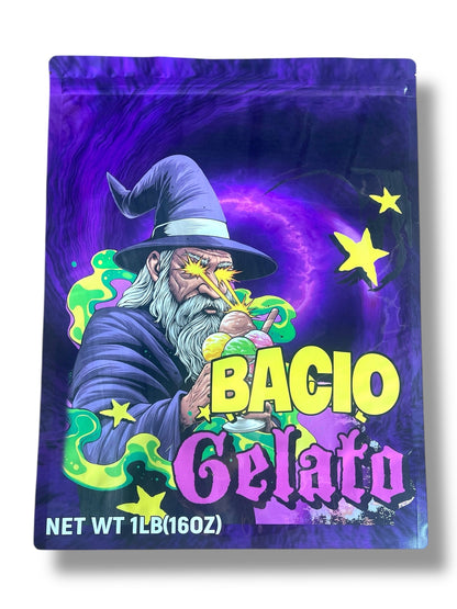Bacio Gelato Mylar Bag (Large) 1 LBS - 16OZ (454g)