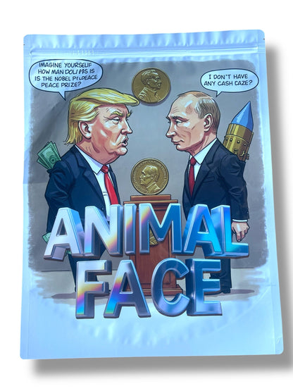Animal Face Mylar Bag (Large) 1 LBS - 16OZ (454g)