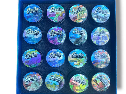Jeeter Variety Pack 16-1oz Jars in a box
