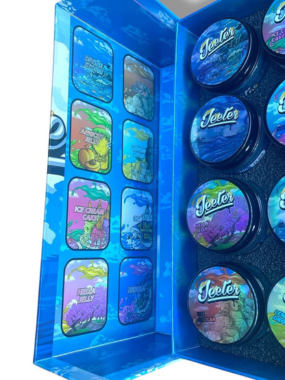 Jeeter Variety Pack 16-1oz Jars in a box