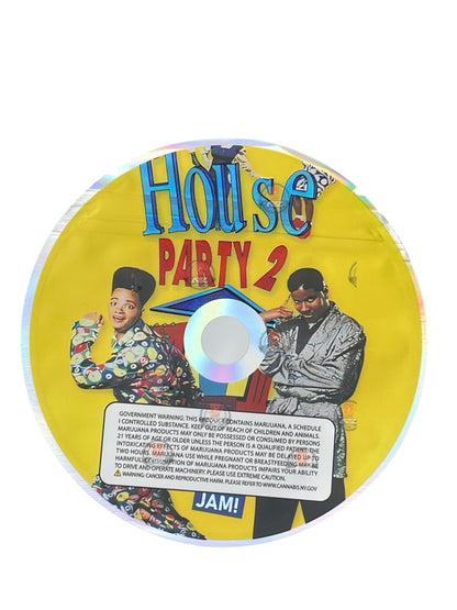House Party 2 CD Cases with Mylar bags 3.5g The Zaza Jam