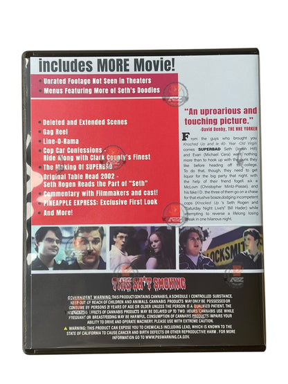 Superbad CD Cases with Mylar bags 3.5g