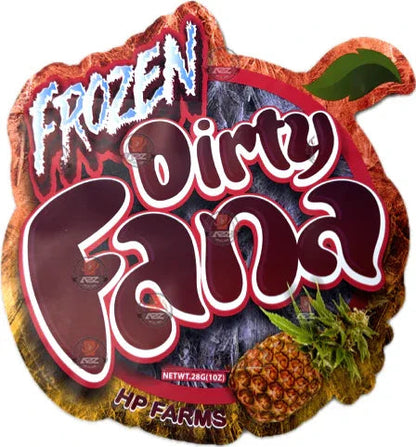 Frozen Dirty Fana Mylar Bag 1 OZ 28G (50 Count) - Black Unicorn Hub