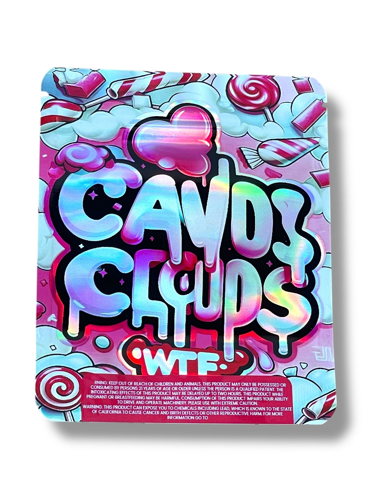 Candy Clouds 3D Box and Bags 3.5g Box Packaging Holographic
