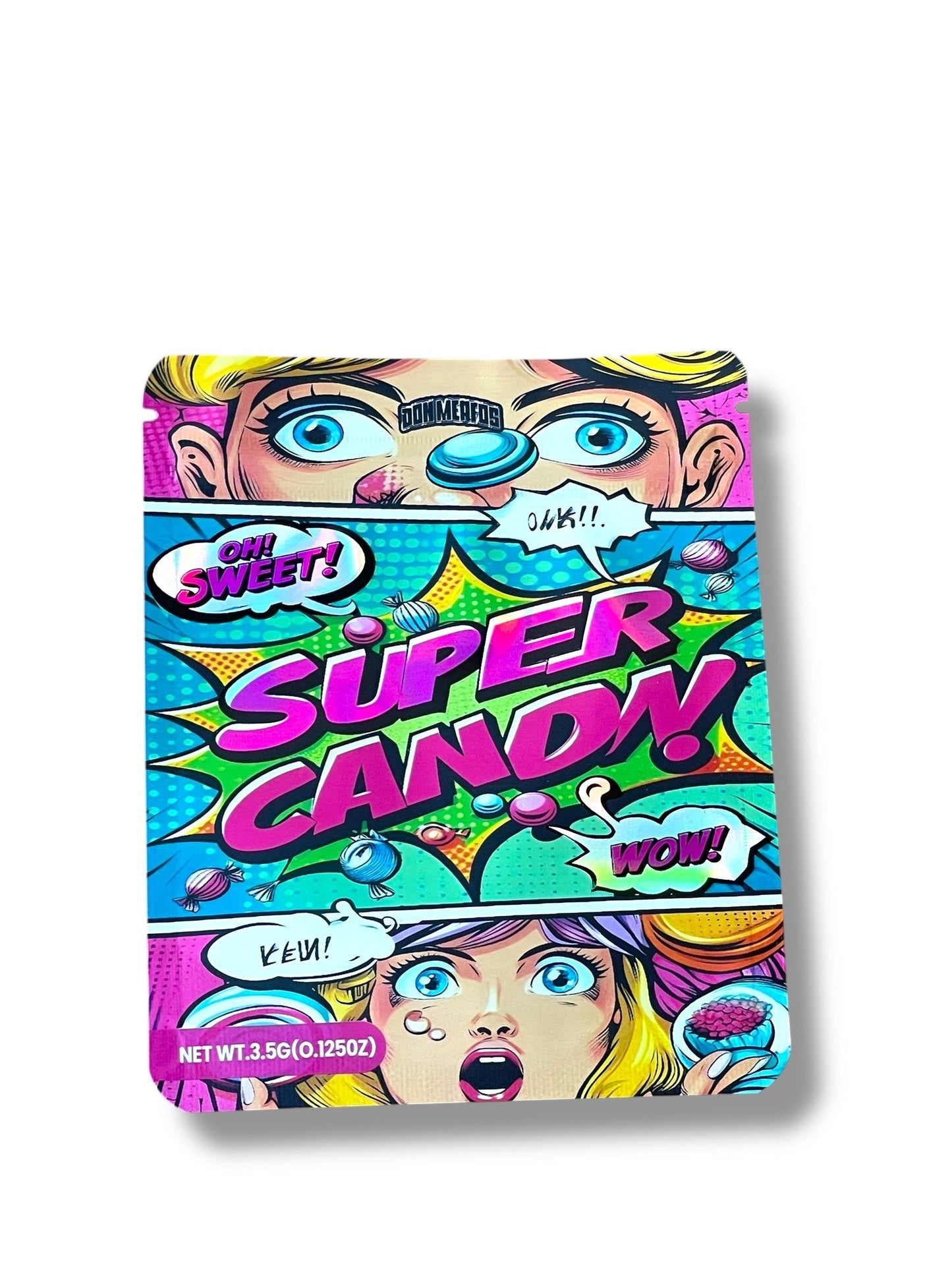 Don Merfos Super Candy 3D Box and Bags 3.5g Box Packaging Holographic