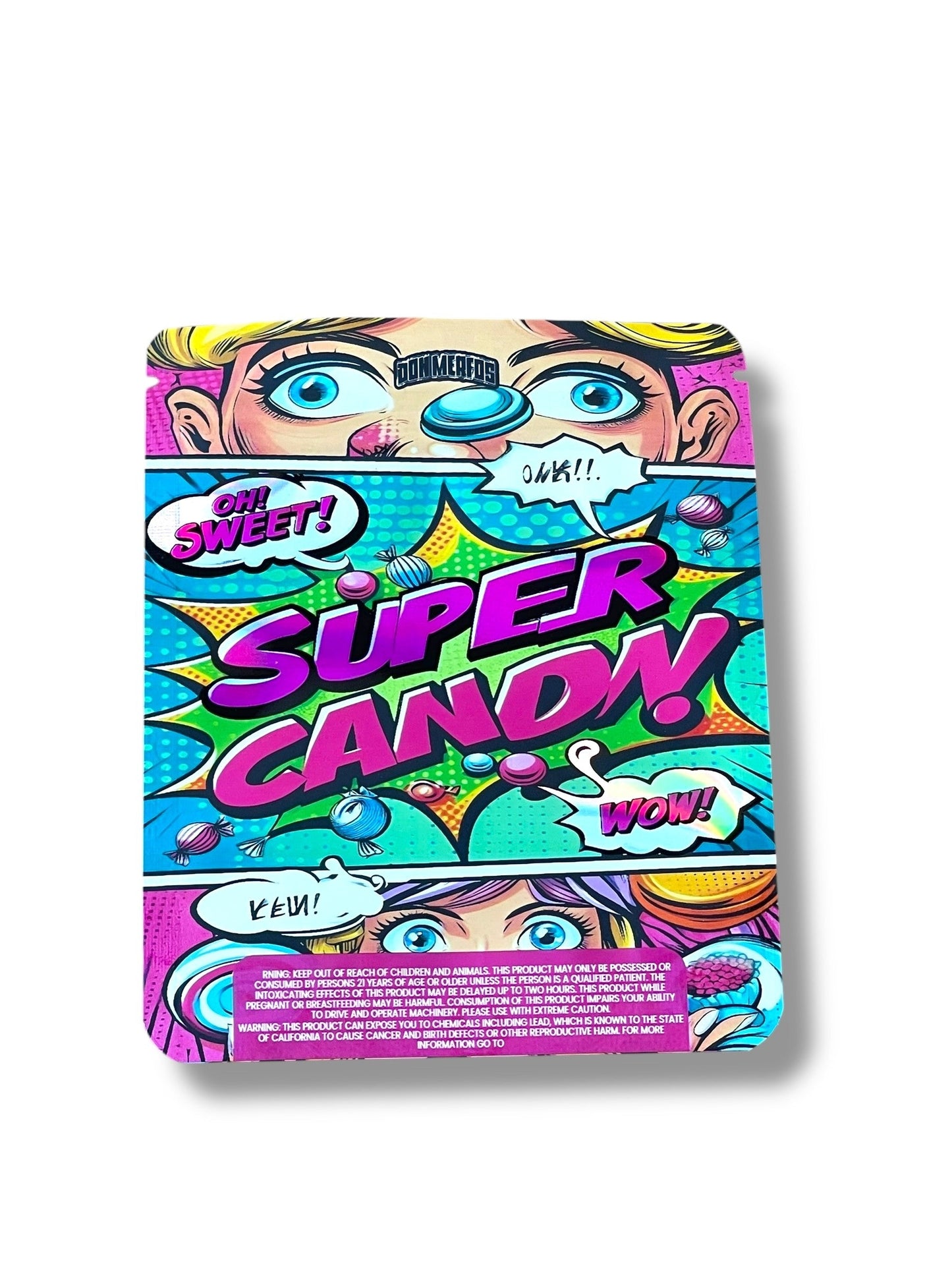Don Merfos Super Candy 3D Box and Bags 3.5g Box Packaging Holographic