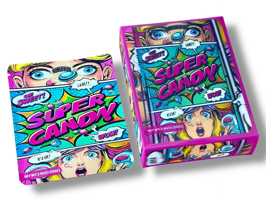 Don Merfos Super Candy 3D Box and Bags 3.5g Box Packaging Holographic