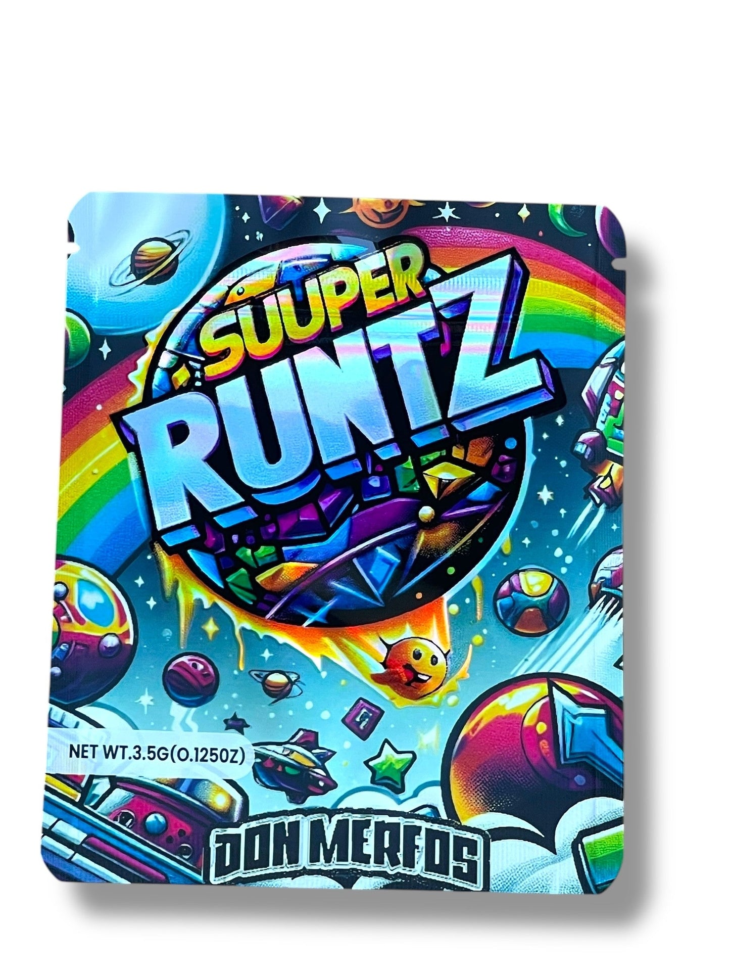 Don Merfos Super 3D Box and Bags 3.5g Box Packaging Holographic