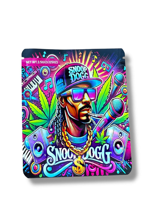 Snoop Dogg 3D Box and Bags 3.5g Box Packaging Holographic