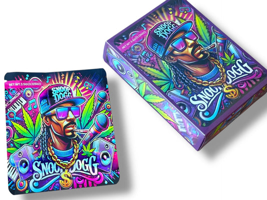 Snoop Dogg 3D Box and Bags 3.5g Box Packaging Holographic