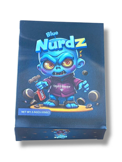 High Tolerance Blue Nurdz 3D Box and Bags 3.5g Box Packaging Holographic