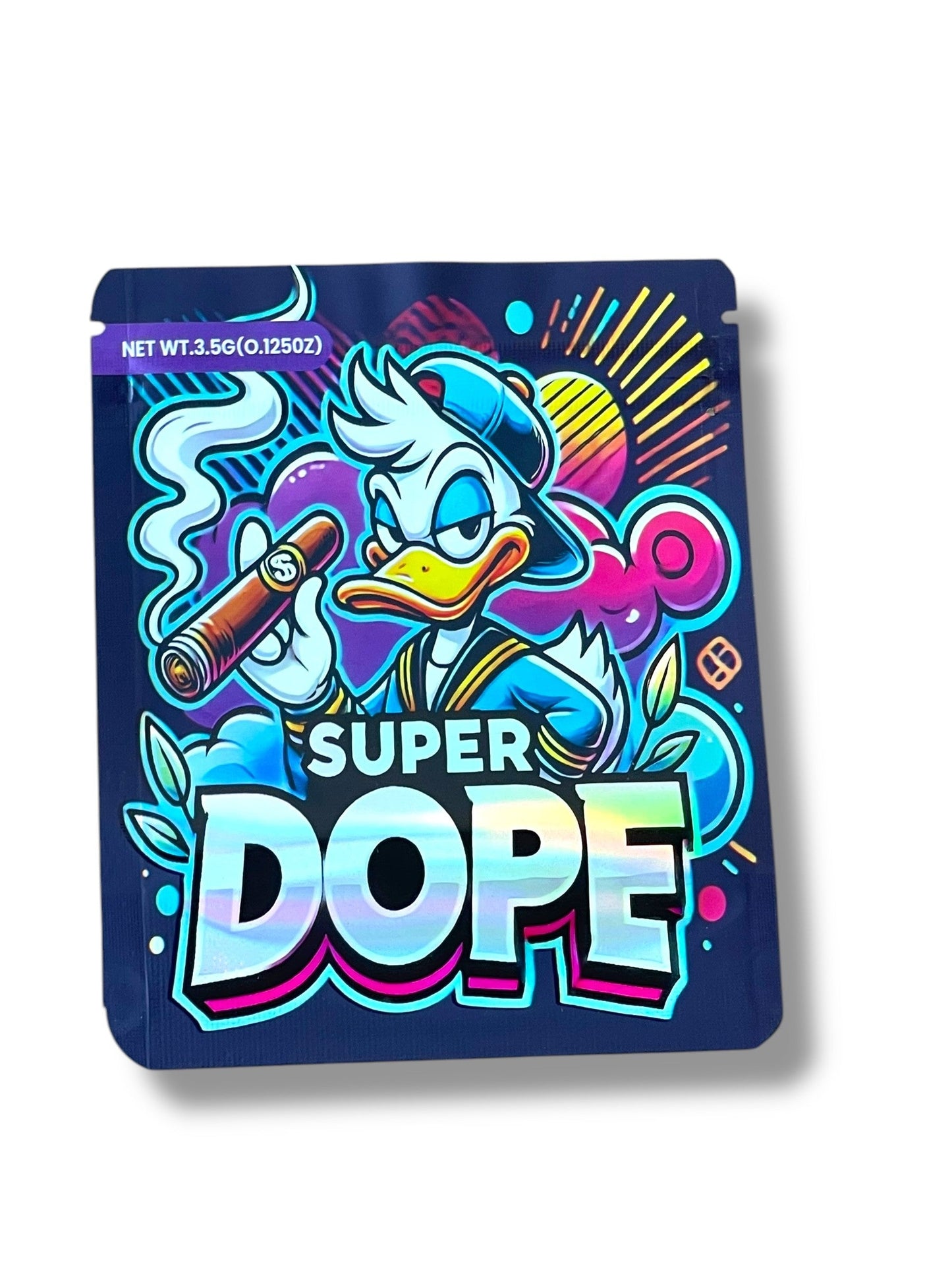 Super Dope 3D Box and Bags 3.5g Box Packaging Holographic