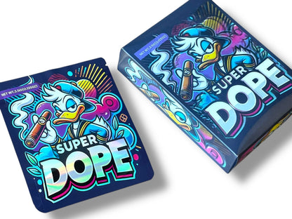 Super Dope 3D Box and Bags 3.5g Box Packaging Holographic