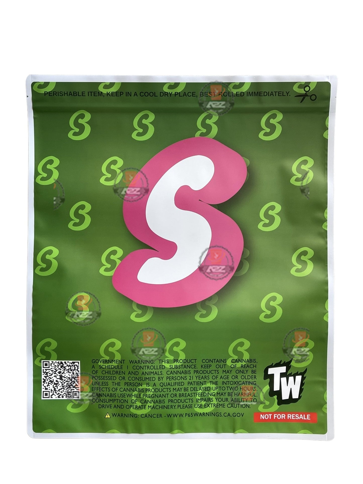 Sprinklez 7UP Pound Cake 1 Pound Mylar Bag Net Weight 112G Packaging Only