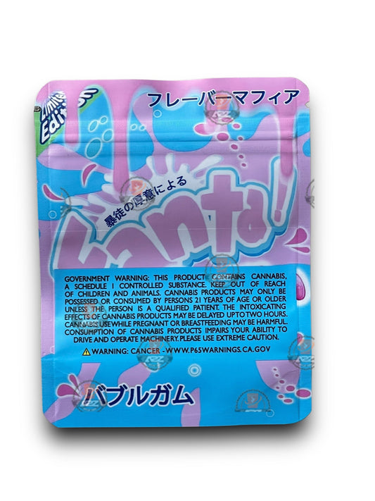 Fanta Bubblegum 3.5G Mylar Bags
