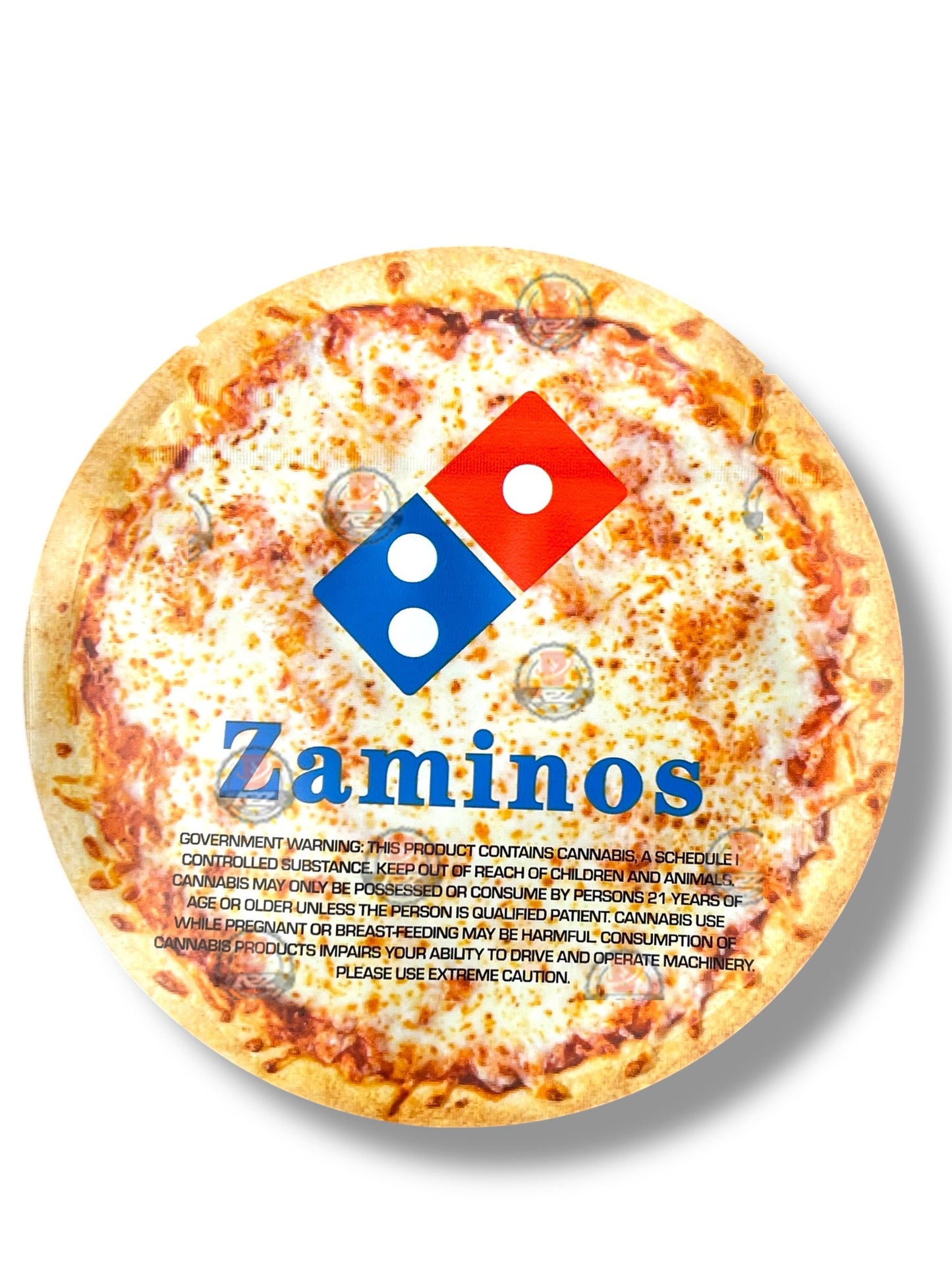 Zaminos Pizza Box Mylar Bags with Boxes 3.5g Box Packaging