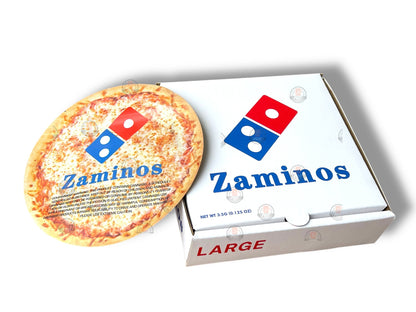 Zaminos Pizza Box Mylar Bags with Boxes 3.5g Box Packaging
