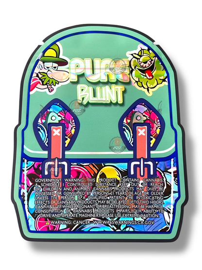 Pure Blunt Mylar Bag 3.5g shape bag