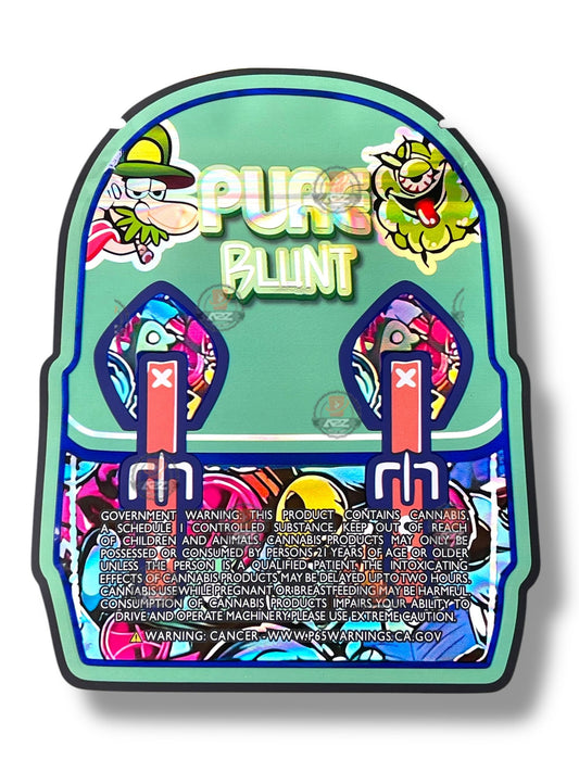 Pure Blunt Mylar Bag 3.5g shape bag
