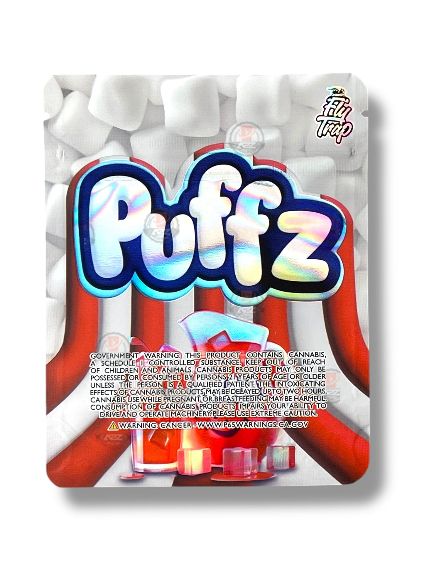 Puffz Kool Aid Mylar Bag 3.5g Fly Trap