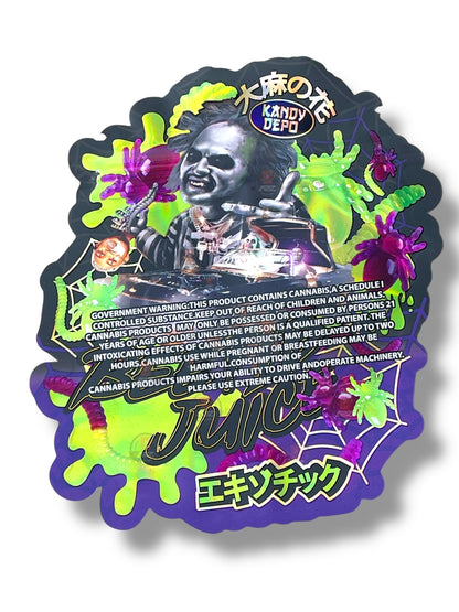 Beetle Juice Kandy Depo Mylar Bag 3.5g shape bag