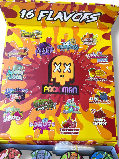 Pack Man Variety Pack 16-1oz Jars in a box Live Resin (wax)