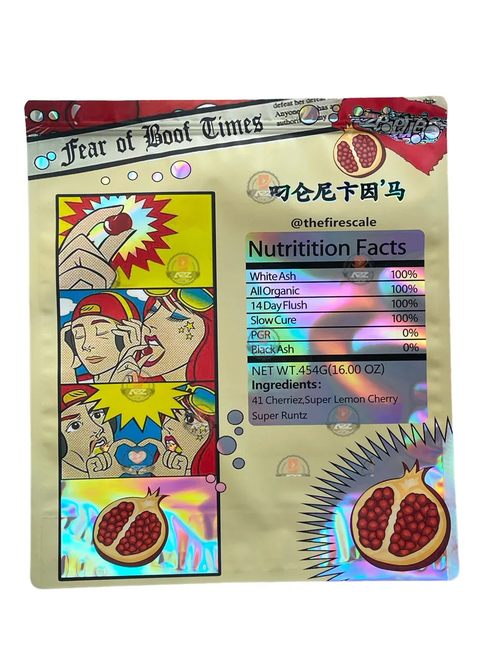 Don Merfos Granadaz Bag (Large) 1LBS - 16OZ (454g) Holographic - Black Unicorn Hub