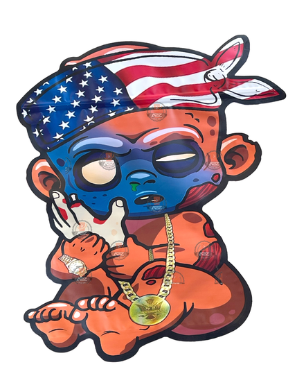 SWAG PACK BABY I CAN'T FEEL MY FACE MYLAR BAG (Large) 1 LBS - 16OZ (454g)