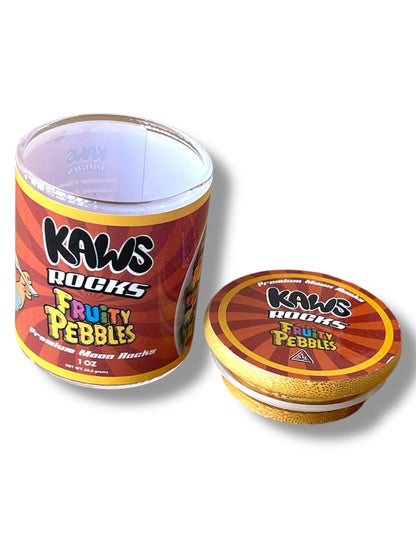 Kawz Moon Rocks Cereal Edition 1oz Glass Jars - Varity Pack 16 Strains in box Empty Jars