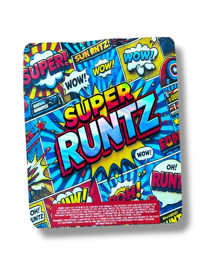 Super Runtz Mylar Bag 3.5g Holographic Mylar Bag- Packaging Only