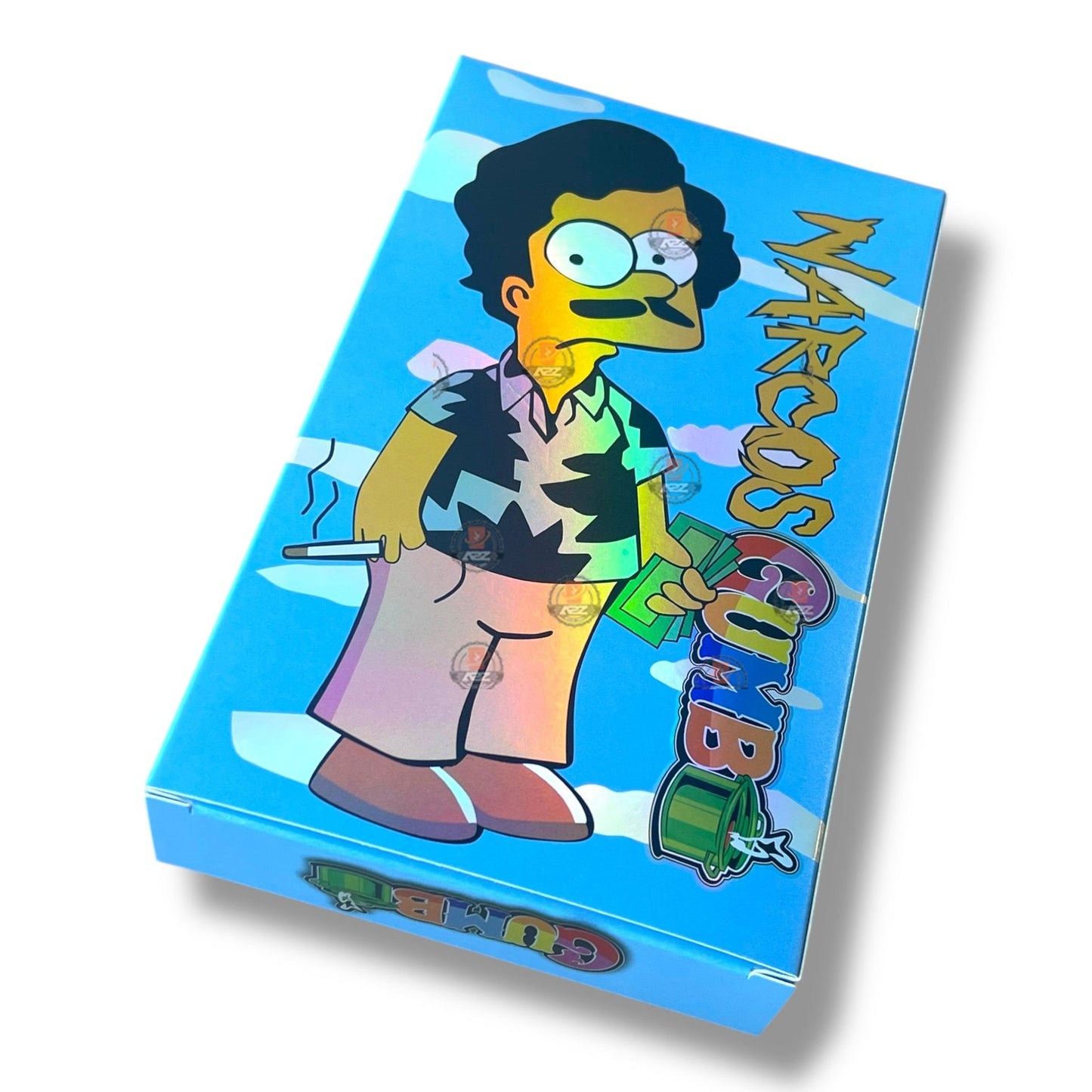 Narcos Gumbo Mylar Bags with Boxes 3.5g Box Packaging