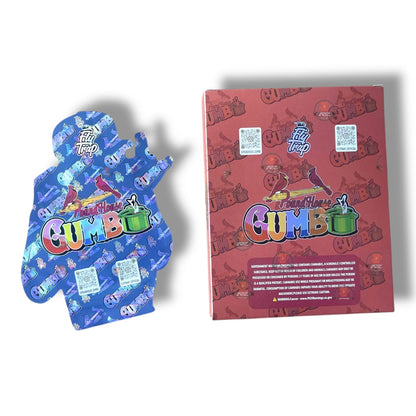 Sexy Red Gumbo Mylar Bags with Boxes 3.5g Box Packaging