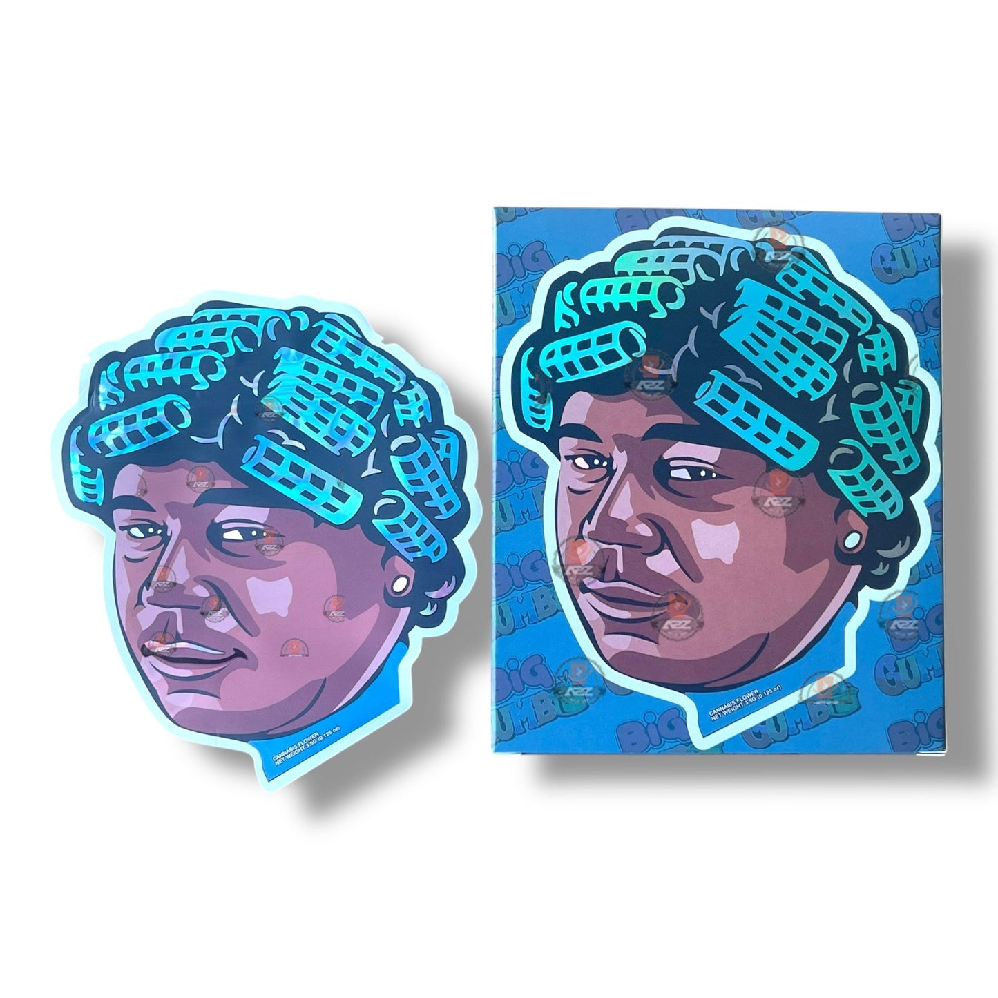 Big Gumbo Mylar Bags with Boxes 3.5g Box Packaging