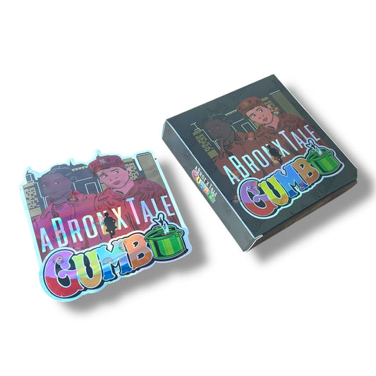 A Bronx Tale Gumbo Mylar Bags with Boxes 3.5g Box Packaging