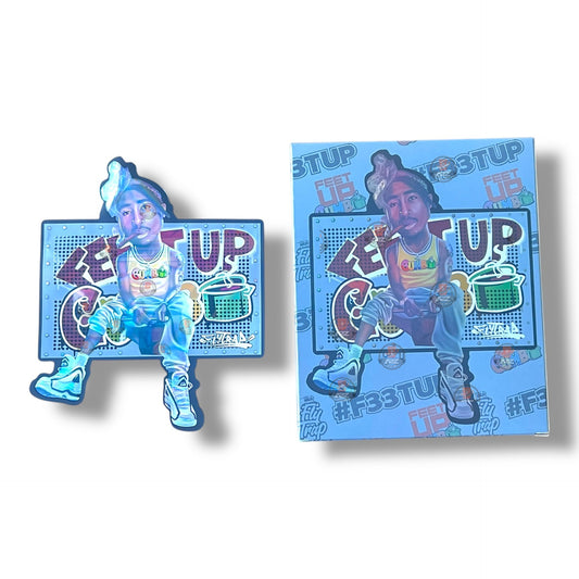 Feet Up Gumbo Mylar Bags with Boxes 3.5g Box Packaging