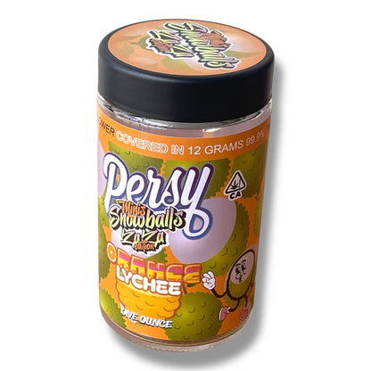 Persy Mini Snowballs Zaza Edition 16-1oz Glass Jars - Varity Pack 16 Flavors in box 1 pound empty jars