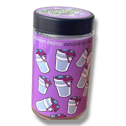 Persy Mini Snowballs Zaza Edition 16-1oz Glass Jars - Varity Pack 16 Flavors in box 1 pound empty jars