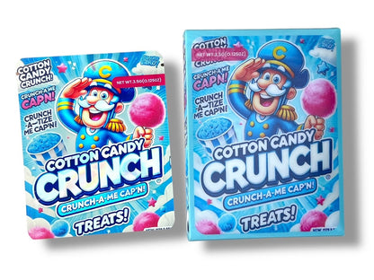 Cotton Candy Crunch 3D Box and Bags 3.5g Box Packaging Holographic