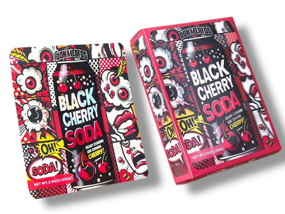 Black Cherry Soda 3D Box and Bags 3.5g Box Packaging Holographic