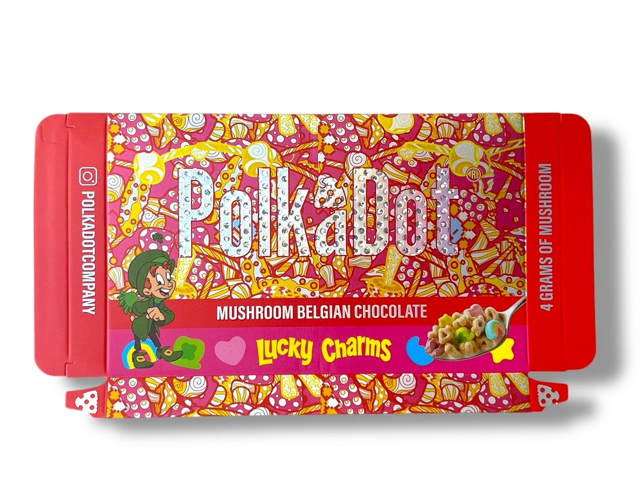 Polkadot Packaging Lucky Charms (Master Box Included) Empty Packaging (50 Count)
