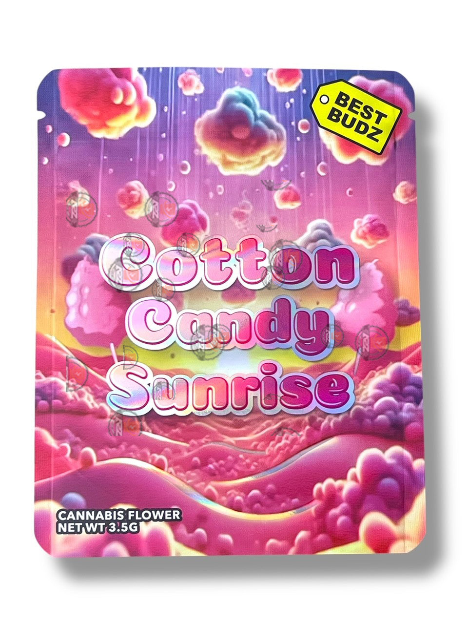 Cotton Candy Sunrise Best Budz Mylar Bag 3.5g