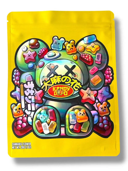 Gummies Kandy Depo 1OZ 28G Mylar Bag (50 Count) - Black Unicorn Hub