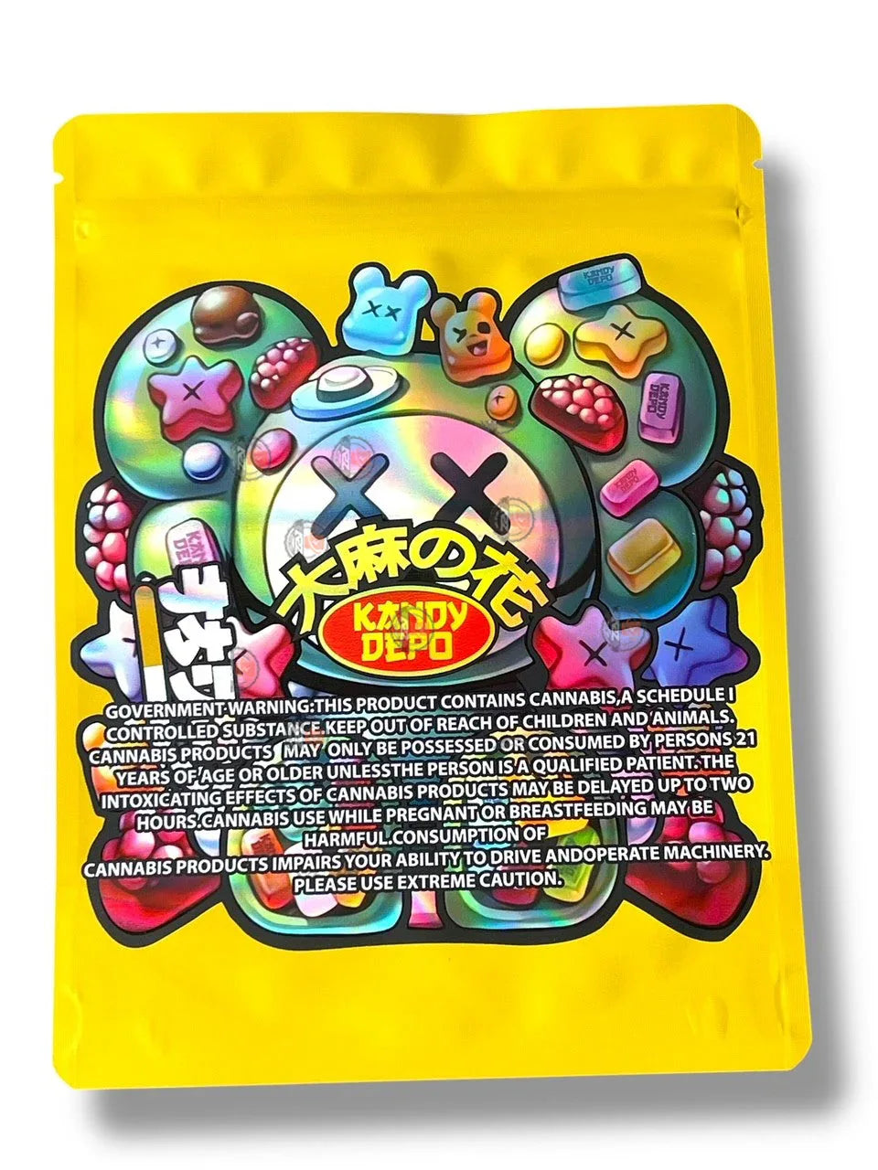 Gummies Kandy Depo 1OZ 28G Mylar Bag (50 Count) - Black Unicorn Hub