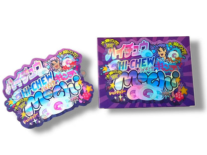 Hi Chew Mochi Kandy Depo Mylar Bags with Boxes 3.5g Box Packaging Holographic