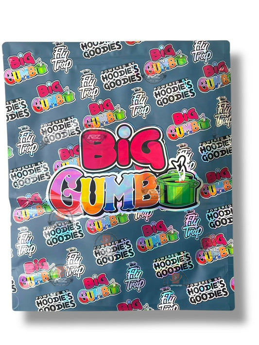 Gumbo Big Worm Mylar Bag (Large) 1 LBS - 16OZ (454g)