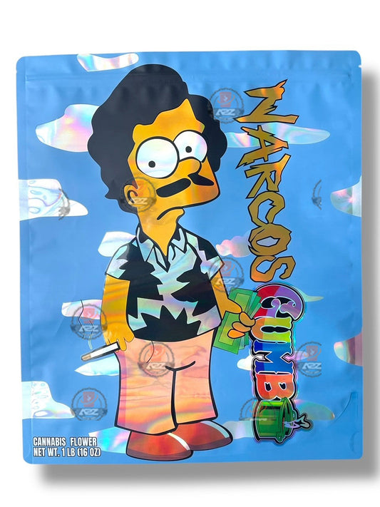 Gumbo Narcos Mylar Bag (Large) 1 LBS - 16OZ (454g)