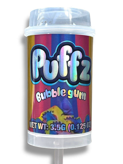 Push Pop Puffz Bubblegum 3.5g Container Holographic sticker